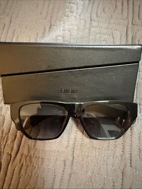 Dior Oversized Black Cateye Sunglasses